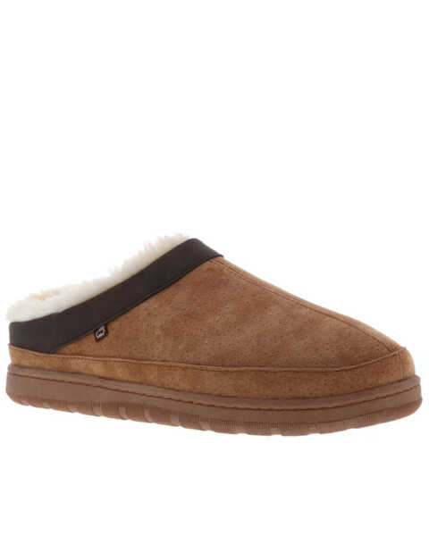 Lamo Footwear Men's Julian Clog Slippers - Round Toe, Chestnut, hi-res