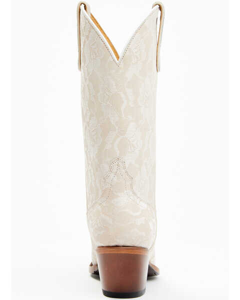 Image #5 - Shyanne Women's Novia Western Boots - Snip Toe, White, hi-res