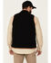 Image #4 - Carhartt Men's Black Relaxed Fit Zip-Front Fleece Vest, , hi-res