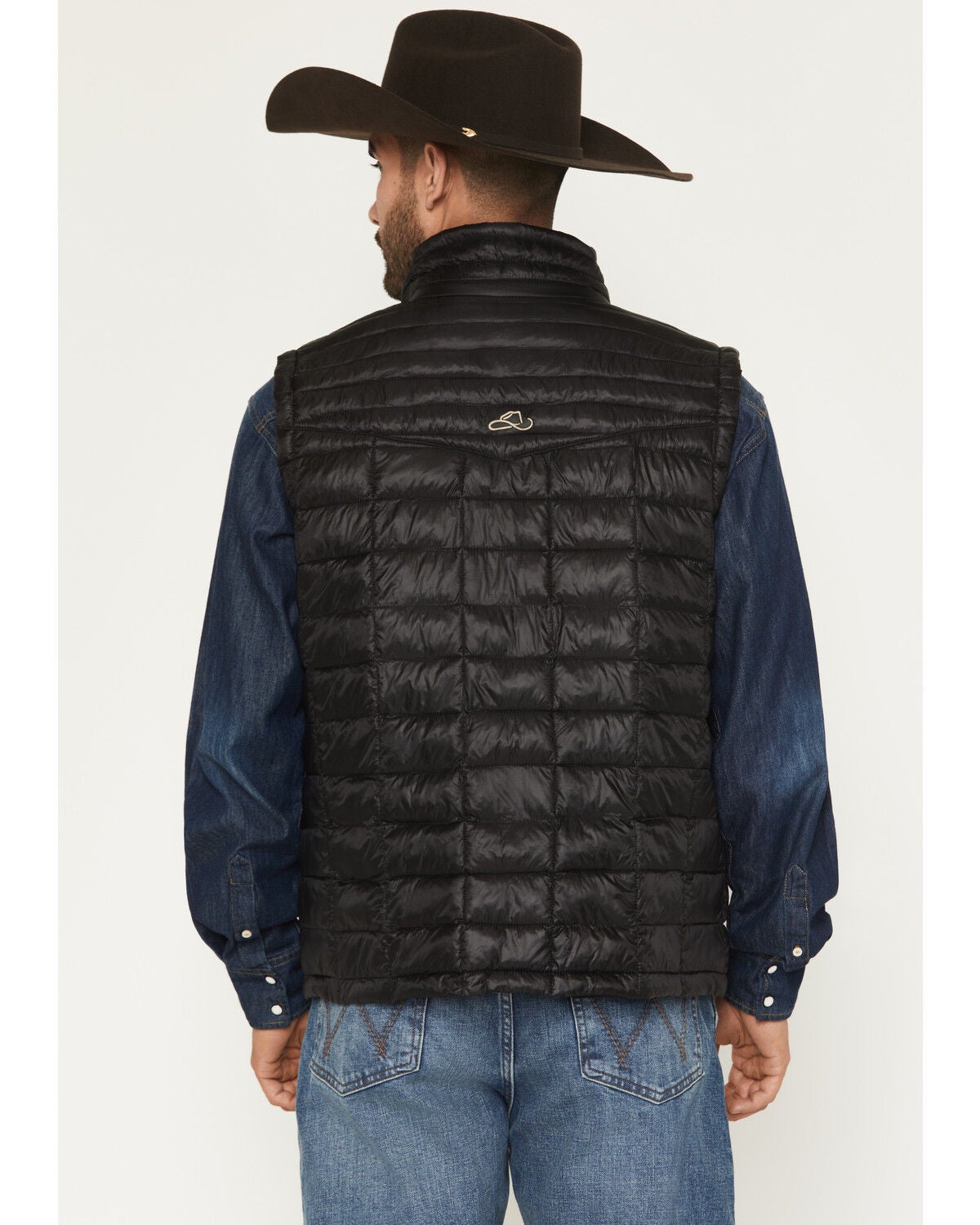 Image #4 - Resistol Men's Cold Bloq Puffer Vest, Black, hi-res