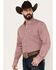 Image #2 - Cinch Men's Geo Print Long Sleeve Button Down Western Shirt, , hi-res