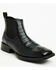Image #1 - Ariat Men's Booker Crocodile Print Chelsea Boots - Broad Square Toe, Black, hi-res