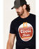 Brew City Beer Gear Men's Navy Coors Oval Graphic T-Shirt , Navy, hi-res
