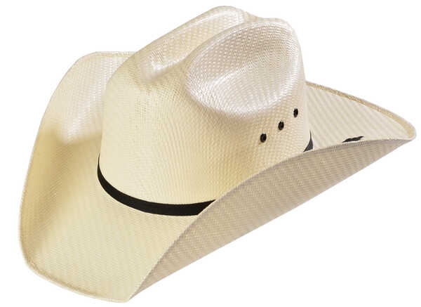 M&F Western Kids' Natural Sancho Straw Cowboy Hat, Natural, hi-res
