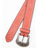 Image #2 - The Leathery Women's Jesse Embroidered Western Belt, Red, hi-res
