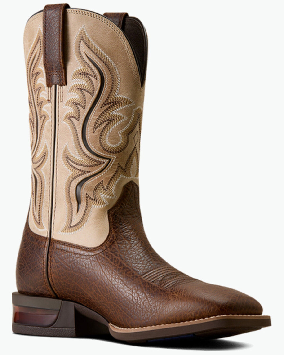 Ariat Men's Conquer Performance Western Boots - Broad Square Toe, Brown, hi-res