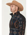 Image #2 - Cody James Men's Southwestern Print Softshell Jacket, Black, hi-res