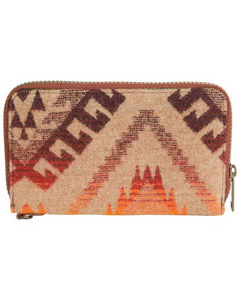 Image #2 - Pendleton Women's Sawtooth Mountain Smartphone Wallet , Brown, hi-res