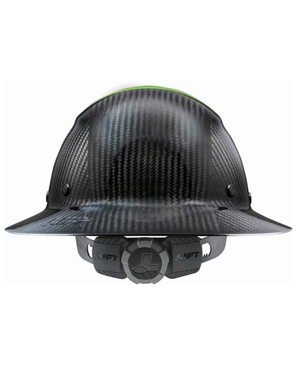 Image #5 - Lift Safety DAX Fifty 50 Carbon Fiber Full Brim Hard Hat, Green, hi-res