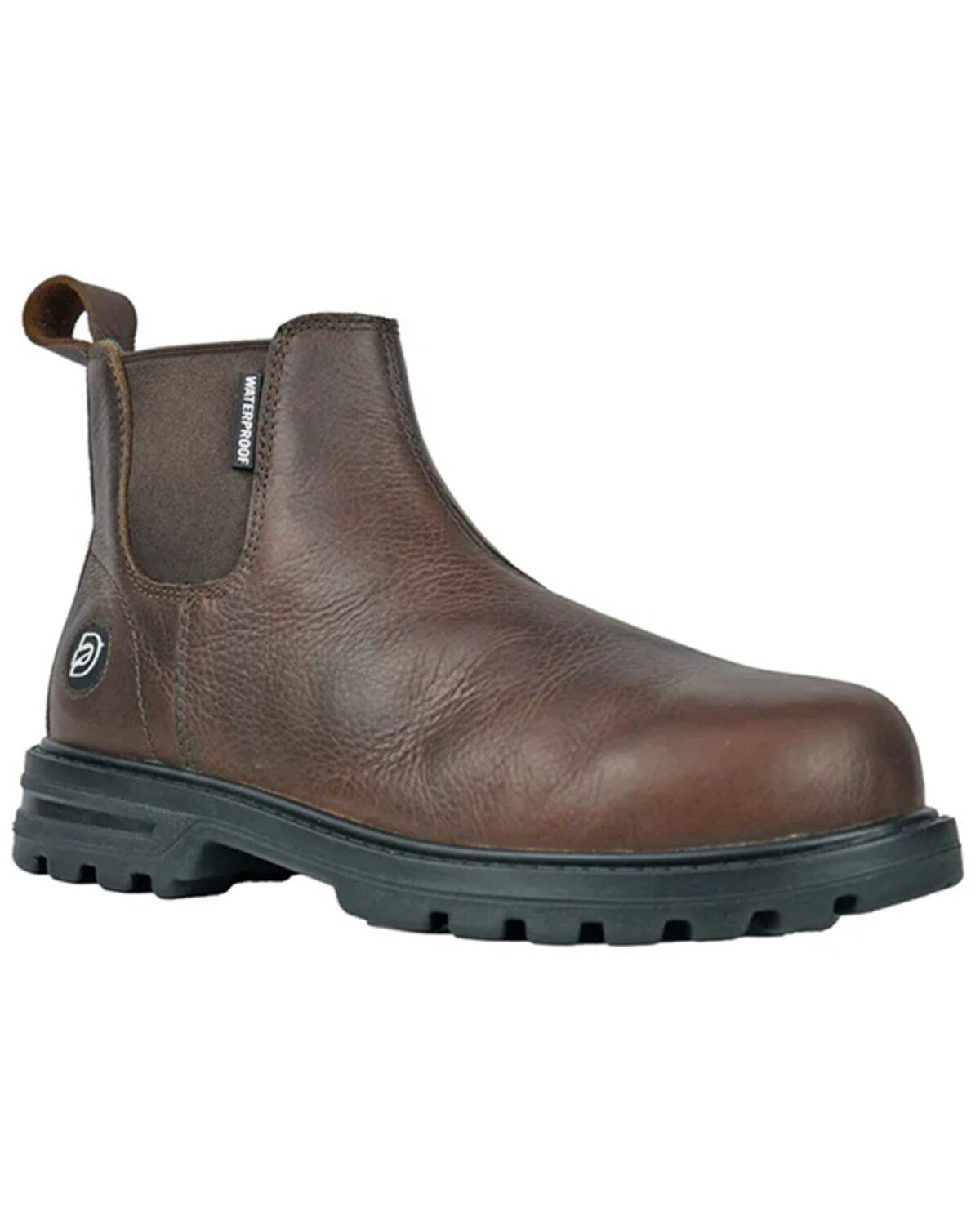 Image #1 - Die Hard Men's Nitro Slip-On Slip Resistant EH Work Boots - Composite Toe, Brown, hi-res