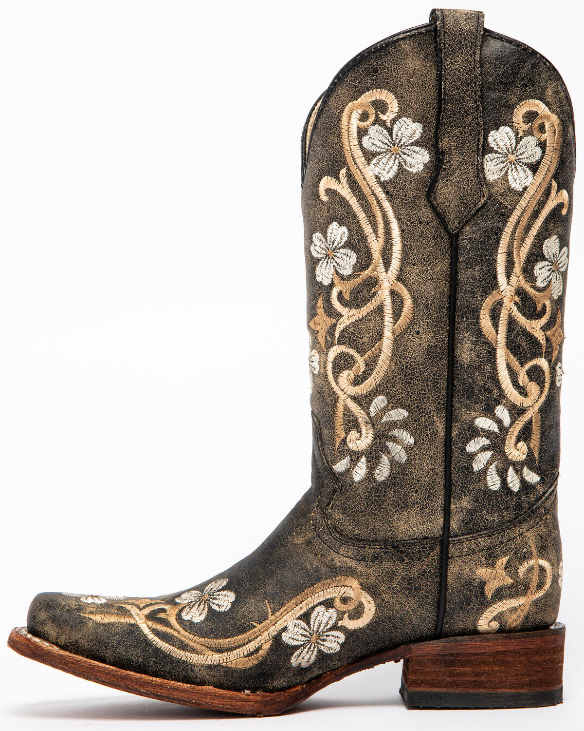 Circle G Honey Cowhide Cowgirl Boots