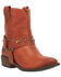 Image #1 - Dingo Women's Silverada Western Booties - Round Toe, Brown, hi-res