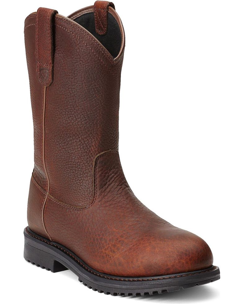 Ariat Rigtek Waterproof Pull On Work Boots Composite Toe Country