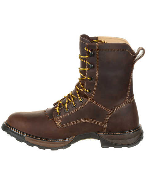 Durango Men's Maverick Waterproof Work Boots - Steel Toe, Brown, hi-res