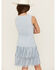 Image #4 - Shyanne Girls' Suede Fringe Mini Dress, Blue, hi-res