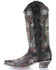 Image #3 - Corral Women's Sugar Skull Embroidery Western Boots - Snip Toe, Black, hi-res