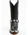 Image #4 - Laredo Men's Concho Harness Western Boots - Round Toe, Black, hi-res