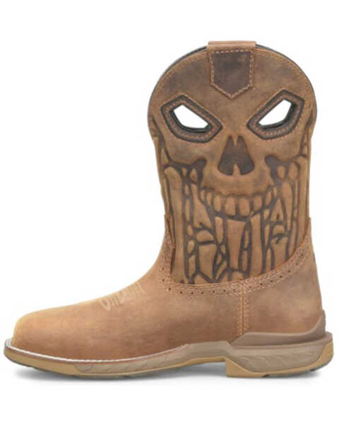 Image #2 - Double H Men's Phantom Rider Western Work Boots - Composite Toe, Brown, hi-res