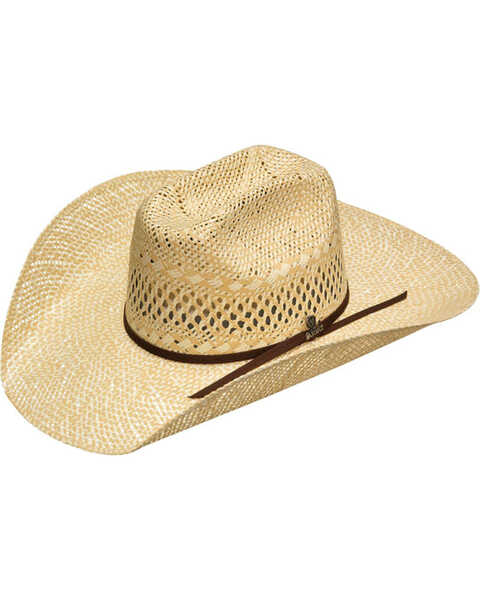 Ariat Twisted Weave Straw Cowboy Hat , Natural, hi-res
