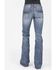 Stetson Women's 816 Classic Arrow Bootcut Jeans , Blue, hi-res