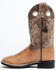 Image #3 - Cody James Boys' Colton Western Boots - Broad Square Toe, Bronze, hi-res