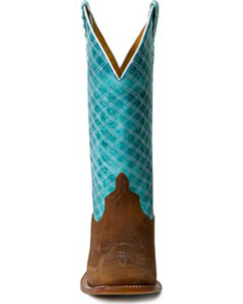 Image #3 - Macie Bean Women's Tex Marks The Spot Western Boots - Broad Square Toe, Turquoise, hi-res