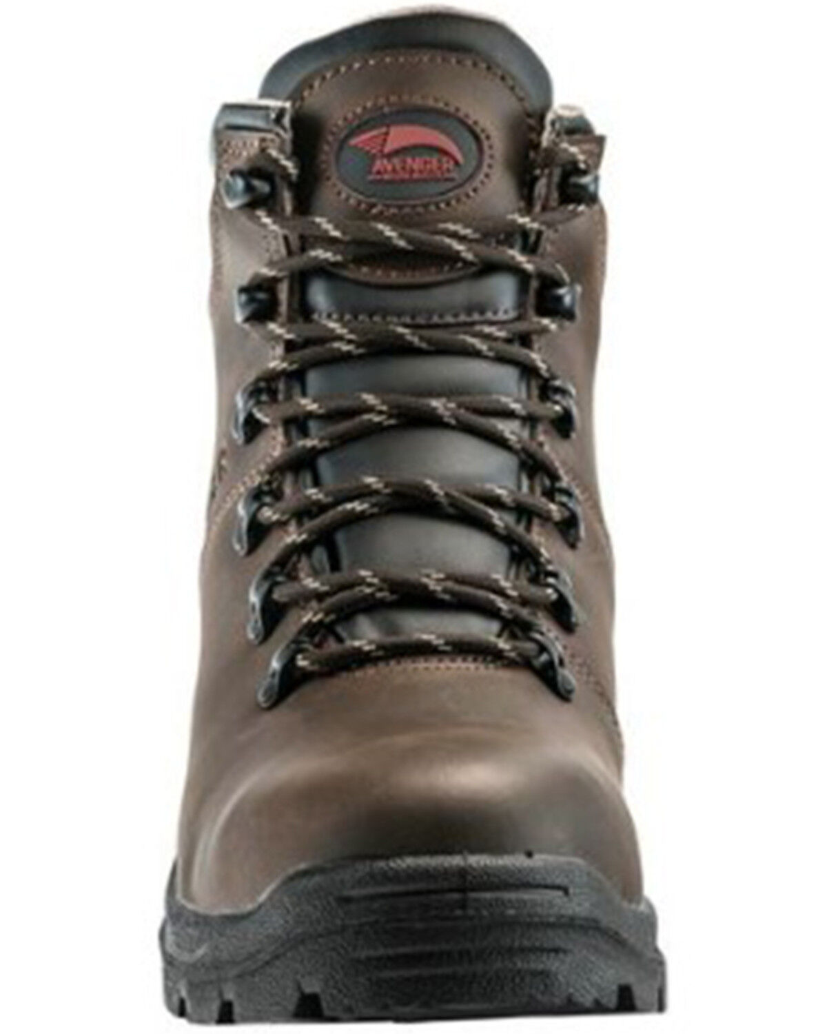 Image #4 - Avenger Men's 8225 Builder 6" Waterproof Lace-Up Work Boots - Steel Toe, Brown, hi-res