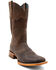 Image #1 - Ferrini Men's Patriot Western Boots - Broad Square Toe, Chocolate, hi-res