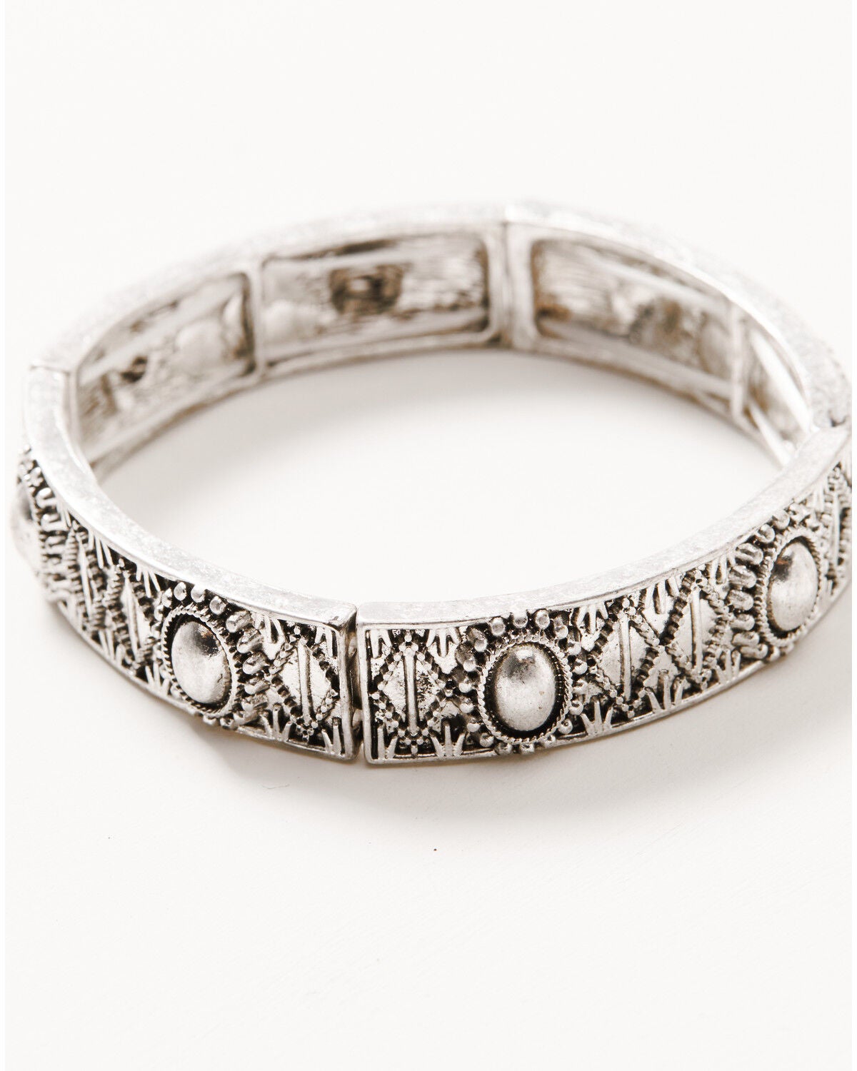Image #3 - Shyanne Women's Shiloh Ridge Stretch Bracelet Set - 5 Piece, Silver, hi-res