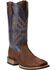 Image #2 - Ariat Men's Tycoon Western Performance Boots - Broad Square Toe, Brown, hi-res