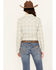 Image #4 - Wrangler Retro Women's Boot Barn Exclusive Plaid Print Long Sleeve Pearl Snap Western Shirt, Light Blue, hi-res