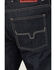 Image #4 - Kimes Ranch Men's Raw James Low Straight Bootcut Jeans, Blue, hi-res