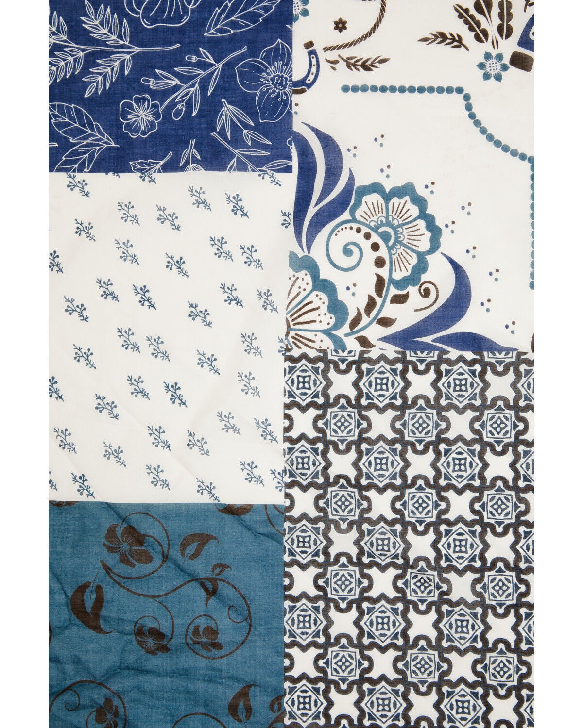 Image #2 - Shyanne Women's Penelope Patchwork Bandana, Blue, hi-res
