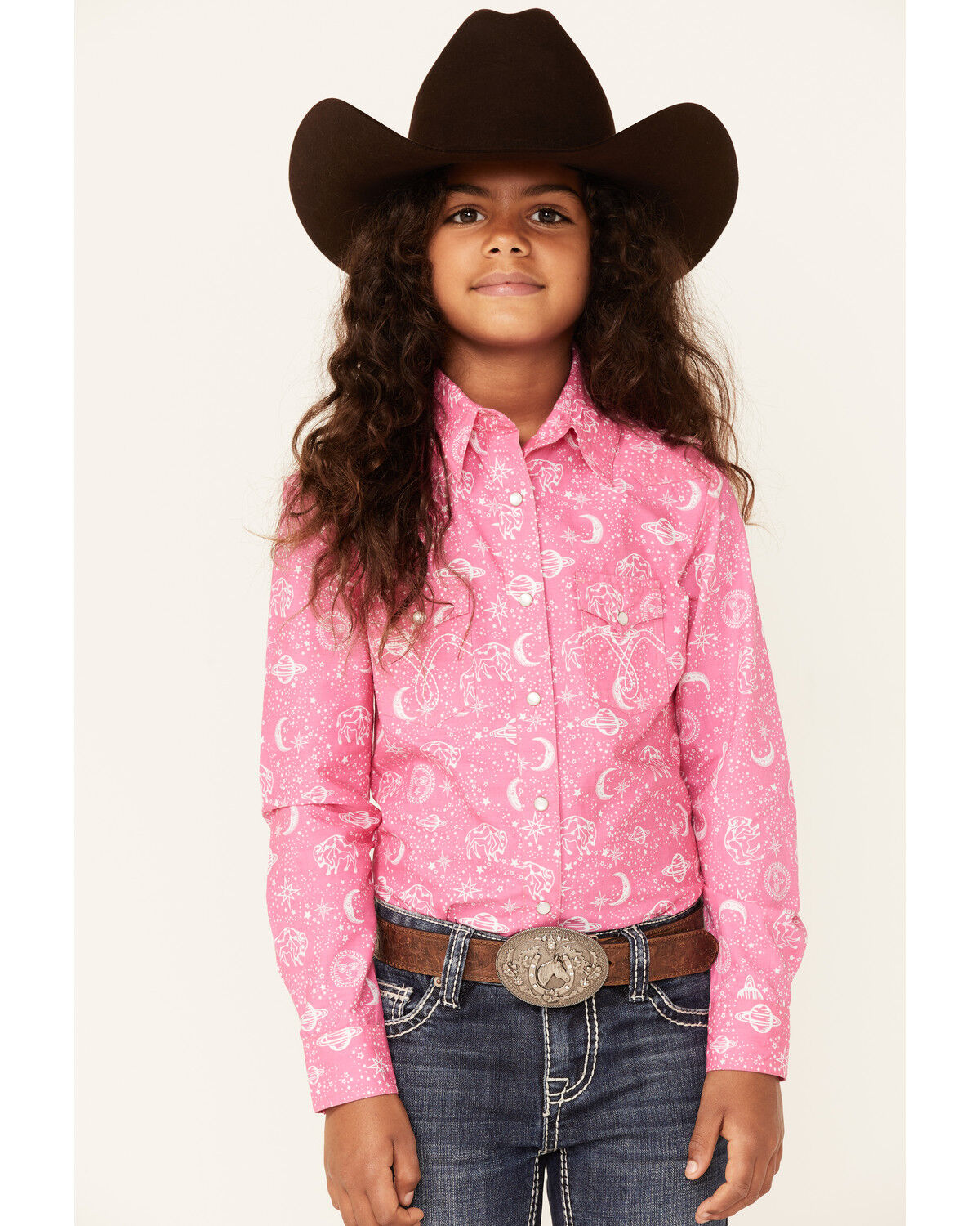 Hot pink western shirt clearance