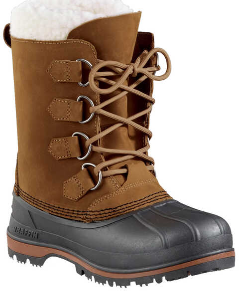 Baffin Women's Canada Snow Boots - Round Toe, Brown, hi-res