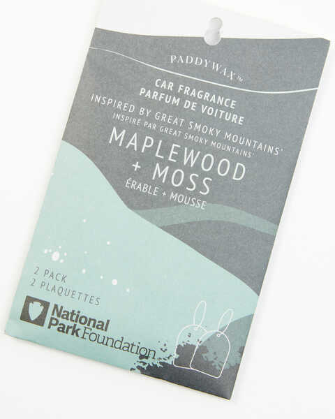 Paddywax Maplewood + Moss Great Smoky Mountains Parks Car Fragrance - 2 Pack , No Color, hi-res