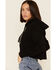 Country Deep Women's Hotter Then A 2 Dollar Cropped Hooded Sweatshirt , Black, hi-res