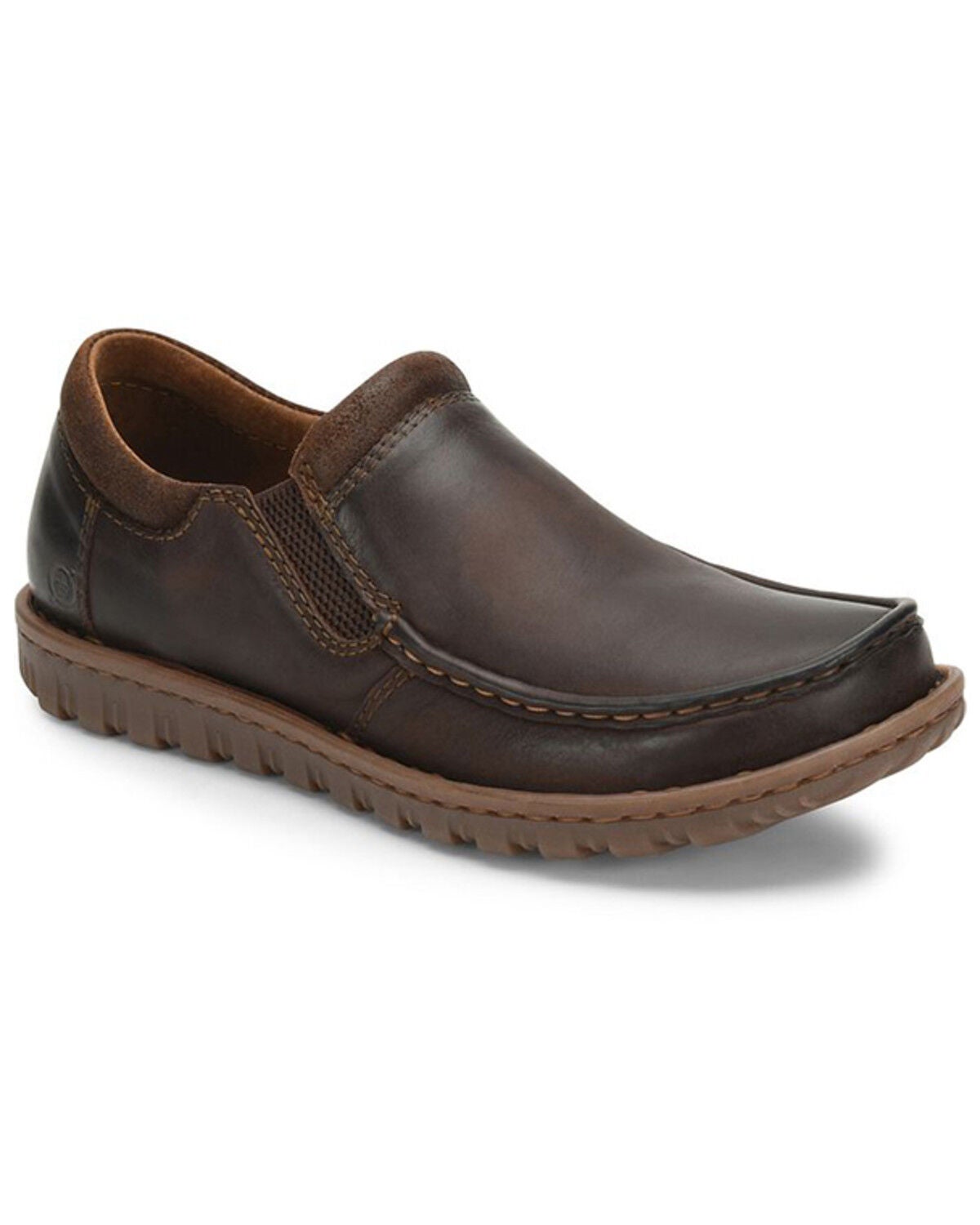 Born Men's Gudmund Casual Shoes, Dark Brown, hi-res
