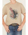 Image #3 - Cody James Boys' Hit Strong And Brave Short Sleeve Graphic T-Shirt, Tan, hi-res