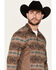 Image #2 - Powder River Outfitters by Panhandle Men's Pro Southwestern 1/4 Zip Henley Long Sleeve Shirt, Brown, hi-res