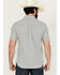 Image #4 - Cody James Men's Falling Diamond Striped Short Sleeve Button-Down Stretch Western Shirt, Light Blue, hi-res