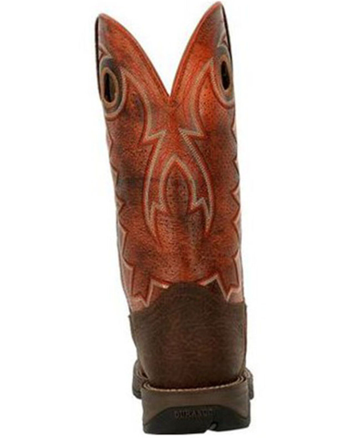 Image #5 - Durango Men's Rebel Western Boots - Square Toe, Brown, hi-res