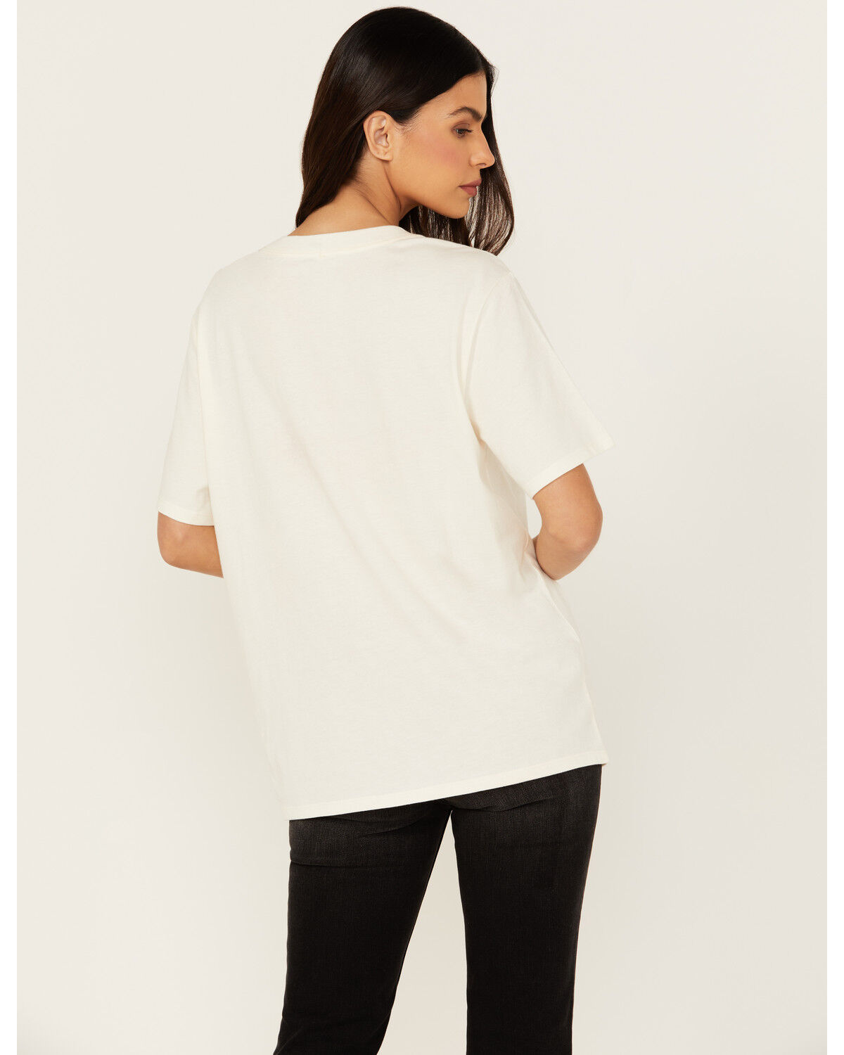 Image #4 - Idyllwind Women's Cowboys Do It Better Embellished Short Sleeve Graphic Tee, Ivory, hi-res