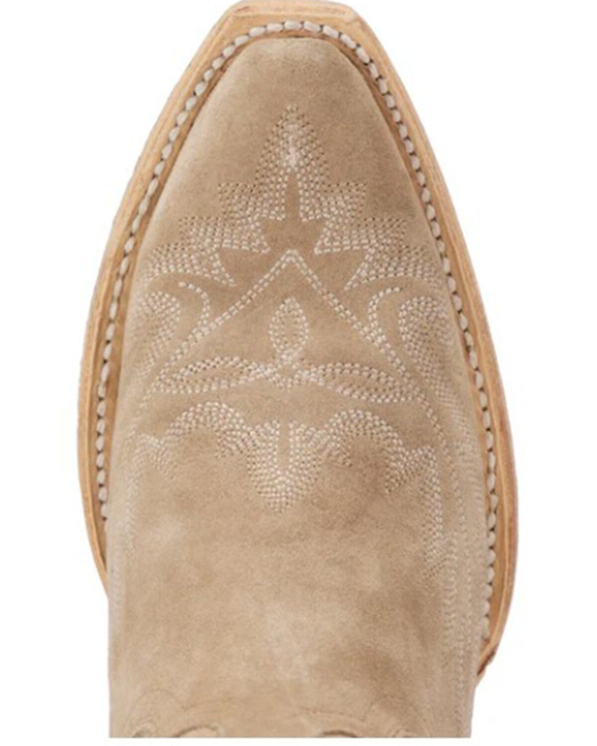 Image #6 - Lane Women's Lexington Suede Tall Western Booties - Snip Toe, Brown, hi-res
