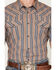 Image #3 - RANK 45&reg; Men's Horse Town Striped Short Sleeve Snap Stretch Western Shirt, Brown, hi-res