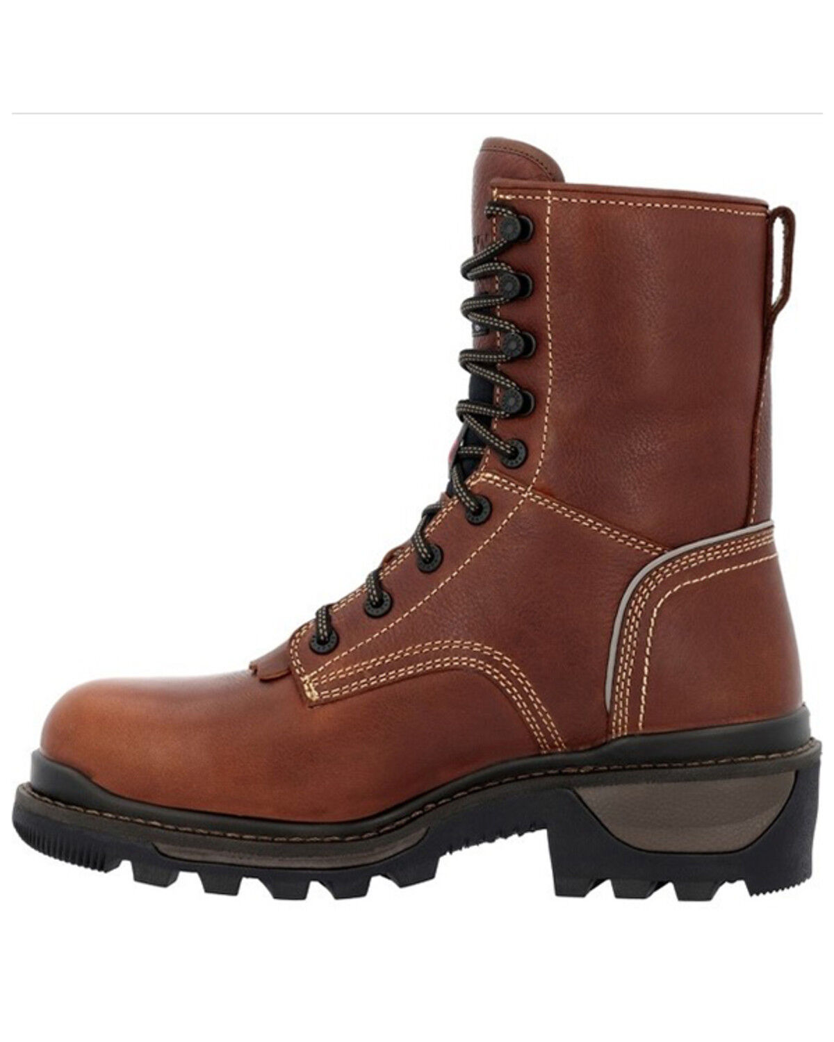 Image #3 - Rocky Men's Rams Horn Insulated Waterproof Lace-Up Logger Work Boots - Composite Toe, , hi-res