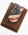 Cody James Men's Brown Distressed Flag Money Clip, Red/white/blue, hi-res
