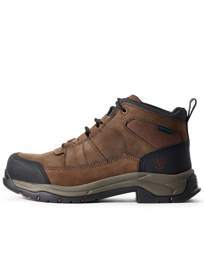 Ariat Men's Telluride Waterproof Work Boots - Composite Toe, Brown, hi-res