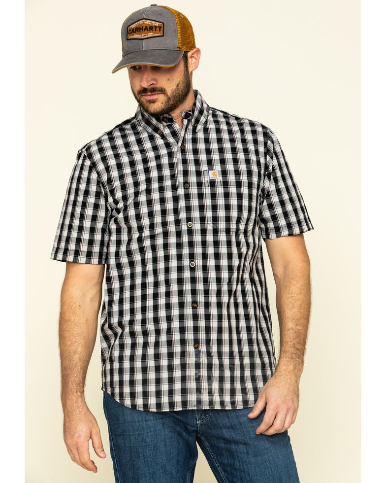 black button down work shirt