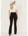 Image #3 - Shyanne Women's Celeste High Rise Bootcut Super Stretch Denim Jeans, Black, hi-res